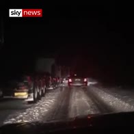 'Apocalyptic scenes' on snowed-in road