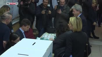 Il voto del premier Paolo Gentiloni