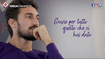 Fiorentina, il video-saluto a Davide Astori