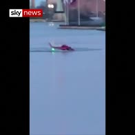 Helicopter goes down in New York river