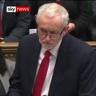 Corbyn heckled after Russia response