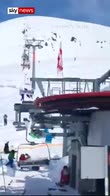 Runaway ski lift injures skiiers