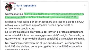 Olimpiadi 2026, Appendino scrive al Coni