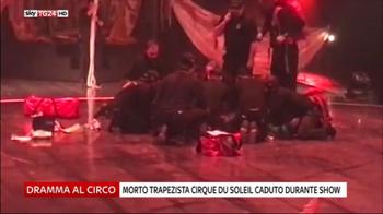 Cirque du Soleil, acrobata cade durante show e muore