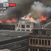 Major fire engulfs Glasgow building