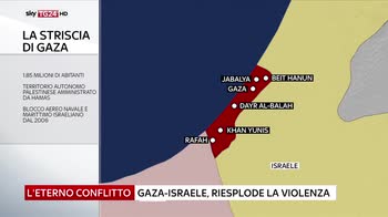 Gaza-Israele, mappa della tensione