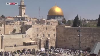 Gerusalemme, imponenti misure di sicurezza pe la Pasqua ok