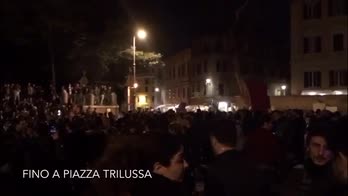 Roma in semifinale: in cittÃ  scoppia la festa