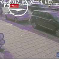 CCTV shows moment of acid attack