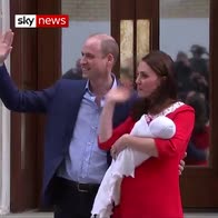 Cheers as new prince leaves hospital