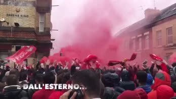 Liverpool-Roma, il pre partita fuori da Anfield