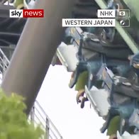 More than 60 stuck on rollercoaster