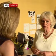 Camilla speaks to Sky about domestic abuse