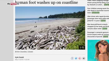 ERROR! Piedi mozzati, risolto mistero dei 14 arti trovati su coste Canada