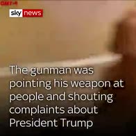 Dramatic police shootout at Trump hotel