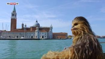 Chewbacca a Venezia, il Wookiee di Star Wars turista in laguna