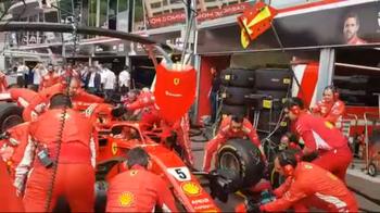 F1, la Ferrari prova il pit-stop con la monoposto di Vettel
