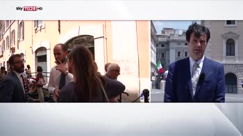 Salvini arrivato alla Camera per incontro Di Maio