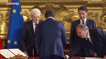Governo Conte, il giuramento di Salvini