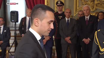 Governo Conte, il giuramento di Di Maio