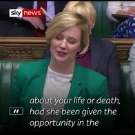 Tory MP speaks of her abortion, chokes up
