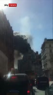 Fire at Mandarin Hotel in Knightsbridge