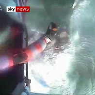 Coastguard rescues two young boys from waves