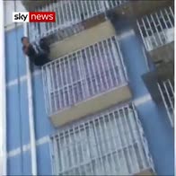 Veteran saves toddler dangling from window