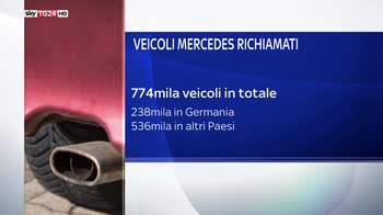 Mercedes ritira 774mila veicoli per emissioni fuori norma