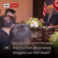 When President Trump met Kim Jong Un