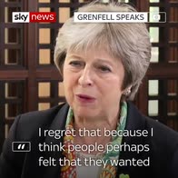 May's apology to Grenfell survivors