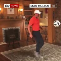 Rory McIlroy's football skill revealed