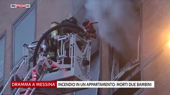 Messina, incendio in appartamento
