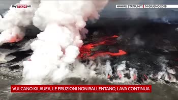 Hawaii, non rallenta l'eruzione del vulcano Kilauea