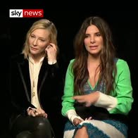 Cate and Sandra on Oceans 8