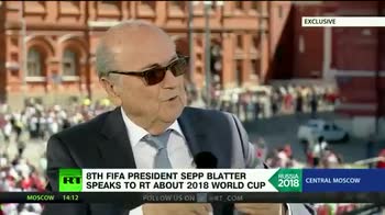 Russia 2018, l'ex presidente Fifa Blatter a Mosca