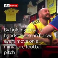 Deaf, blind fan experiences joy of World Cup