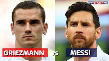 Sfide mondiali: Griezmann vs Messi