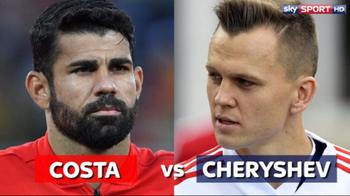 Sfide mondiali: Costa vs Cheryshev