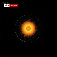 Simulation of object hitting Uranus