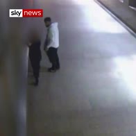 Moment before City worker rapes woman
