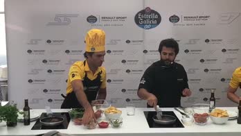 Sainz a fuoco lento: in cucina prima del GP a Silverstone