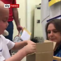 Boy gets own World Cup after radiotherapy