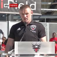 Rooney speaks at DC United stadium unveiling