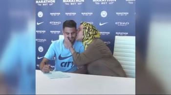 mahrez firma contratto con mamma