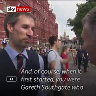 Gareth Southgate lookalike on those waistcoats