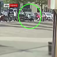 Moment of acid attack caught on CCTV