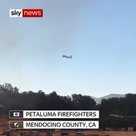 Air tankers tackle US wildfires