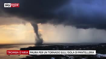 Paura per un tornado a Pantelleria, video