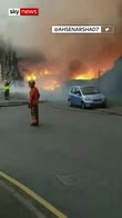 Fire destroys Manchester warehouse